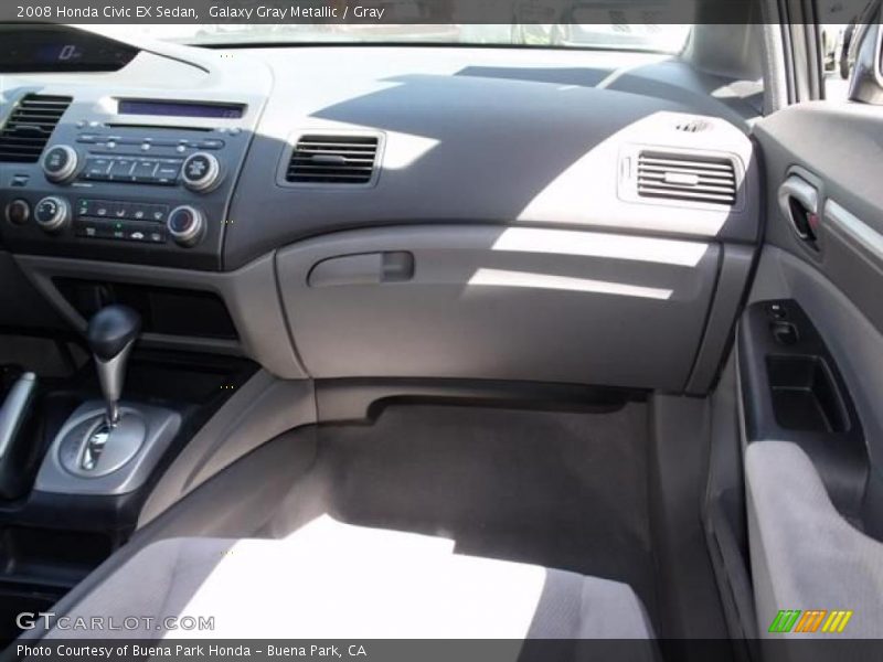 Galaxy Gray Metallic / Gray 2008 Honda Civic EX Sedan