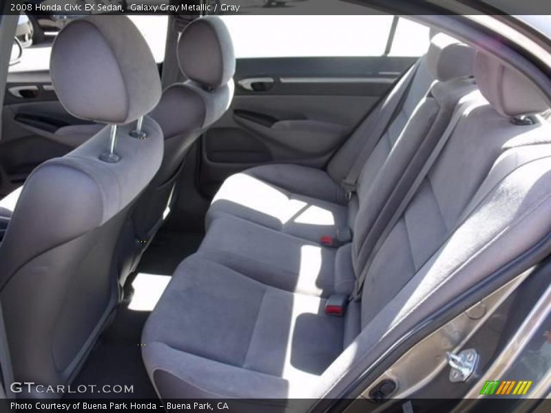 Galaxy Gray Metallic / Gray 2008 Honda Civic EX Sedan