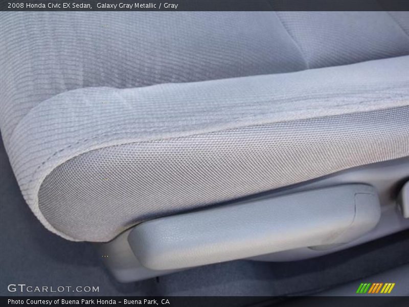 Galaxy Gray Metallic / Gray 2008 Honda Civic EX Sedan