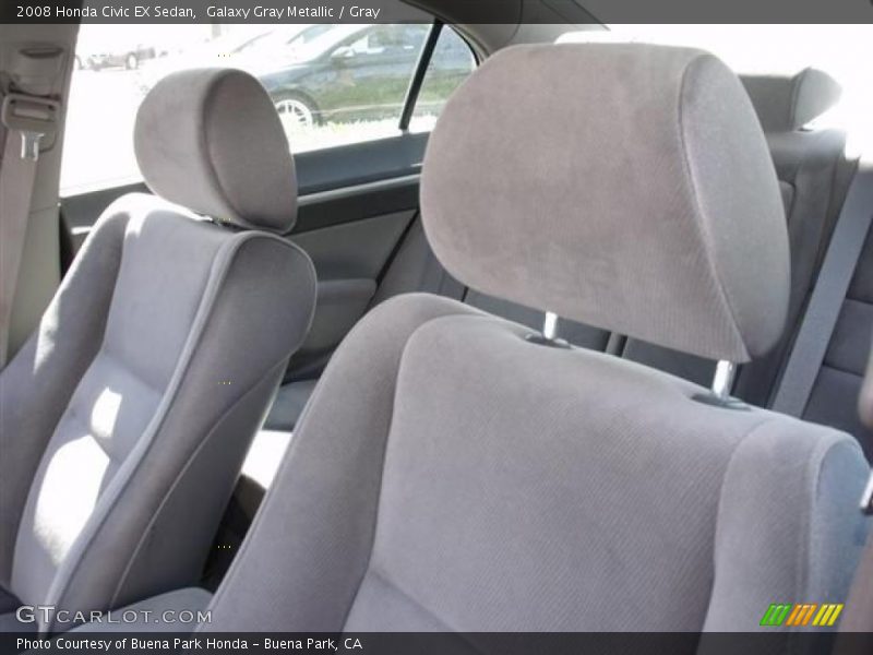 Galaxy Gray Metallic / Gray 2008 Honda Civic EX Sedan