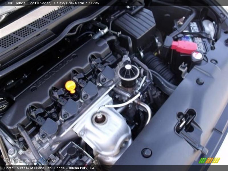 Galaxy Gray Metallic / Gray 2008 Honda Civic EX Sedan