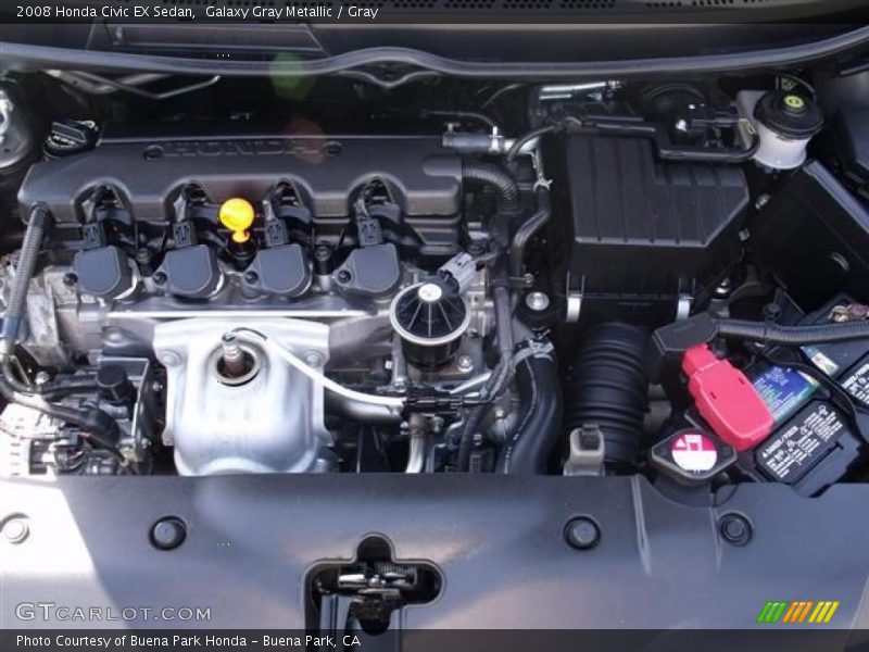 Galaxy Gray Metallic / Gray 2008 Honda Civic EX Sedan