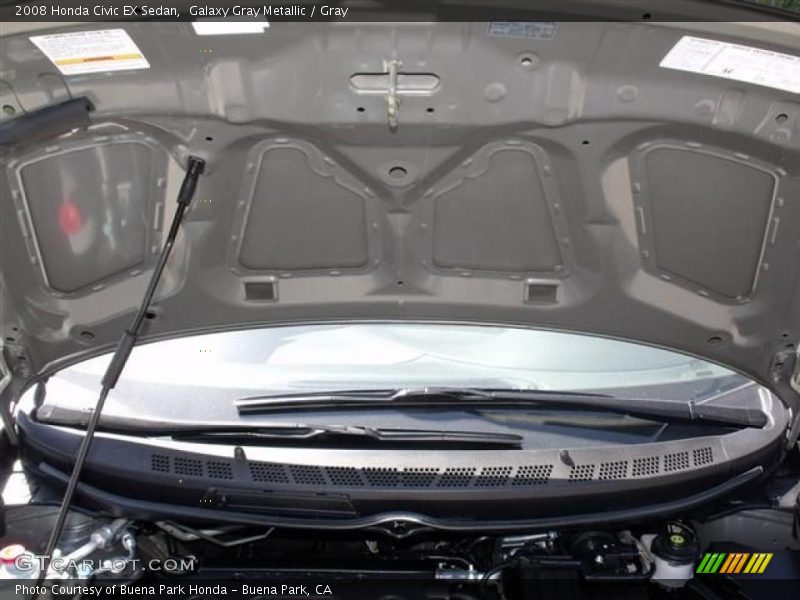 Galaxy Gray Metallic / Gray 2008 Honda Civic EX Sedan