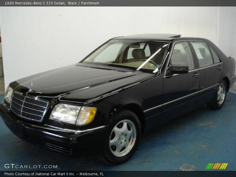 Black / Parchment 1999 Mercedes-Benz S 320 Sedan