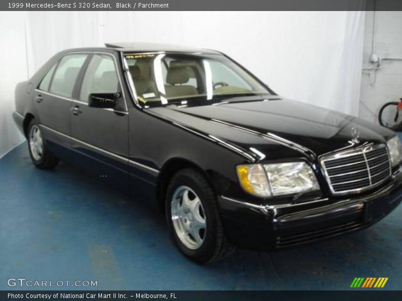 Black / Parchment 1999 Mercedes-Benz S 320 Sedan