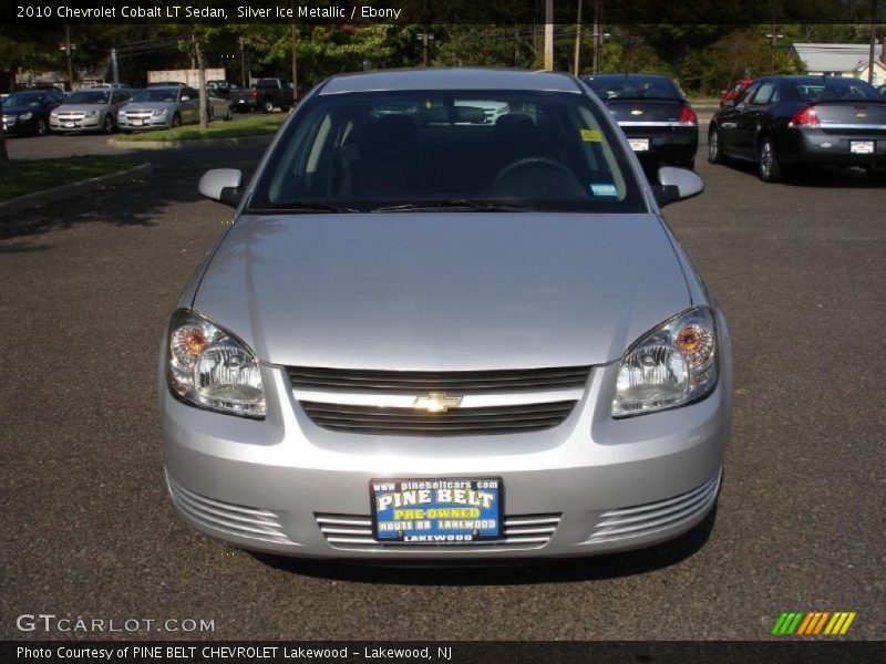 Silver Ice Metallic / Ebony 2010 Chevrolet Cobalt LT Sedan