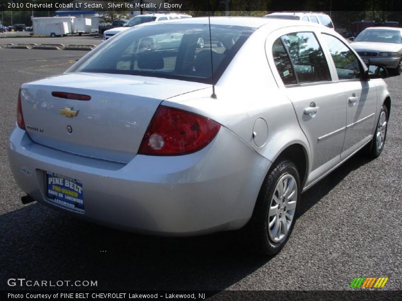 Silver Ice Metallic / Ebony 2010 Chevrolet Cobalt LT Sedan