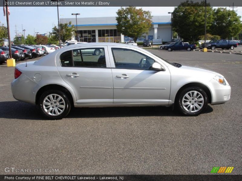Silver Ice Metallic / Ebony 2010 Chevrolet Cobalt LT Sedan