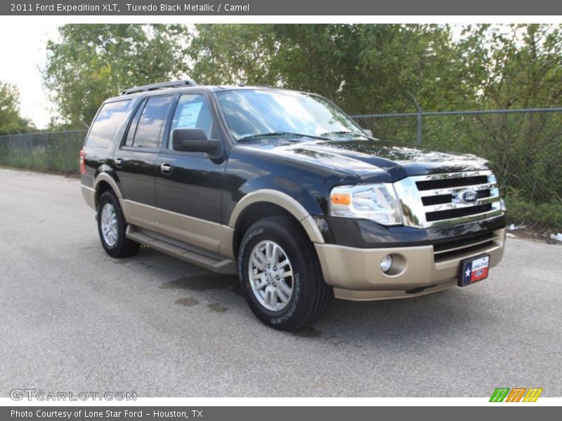 Tuxedo Black Metallic / Camel 2011 Ford Expedition XLT