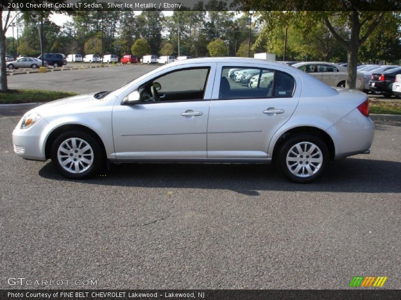 Silver Ice Metallic / Ebony 2010 Chevrolet Cobalt LT Sedan
