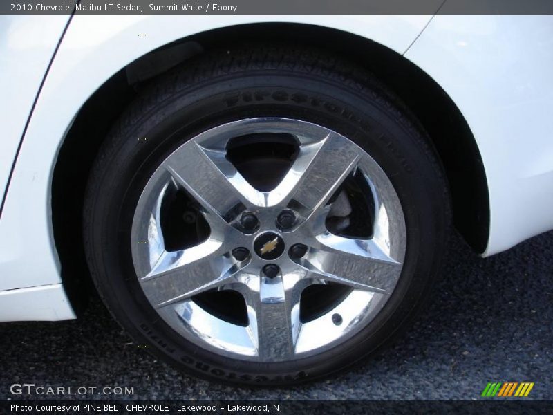 Summit White / Ebony 2010 Chevrolet Malibu LT Sedan