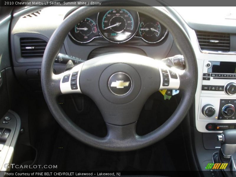 Summit White / Ebony 2010 Chevrolet Malibu LT Sedan