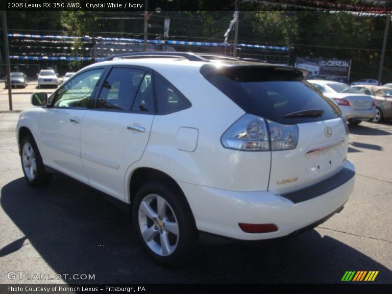 Crystal White / Ivory 2008 Lexus RX 350 AWD
