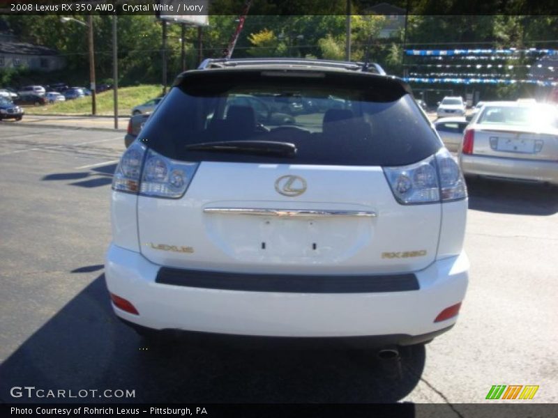 Crystal White / Ivory 2008 Lexus RX 350 AWD