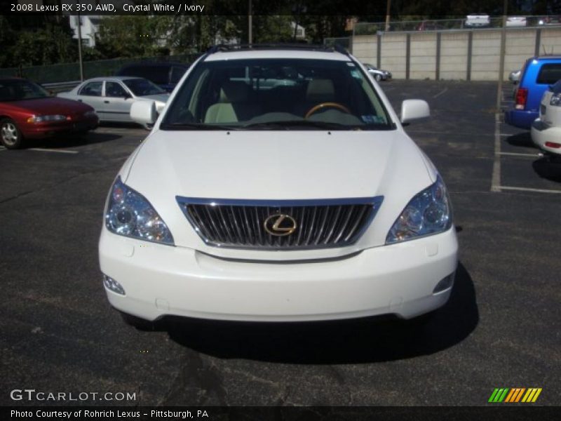 Crystal White / Ivory 2008 Lexus RX 350 AWD