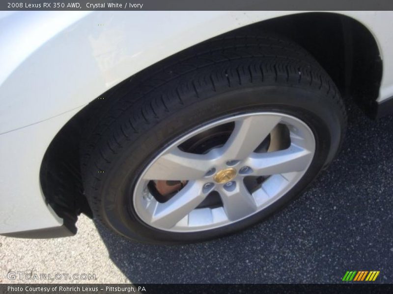Crystal White / Ivory 2008 Lexus RX 350 AWD