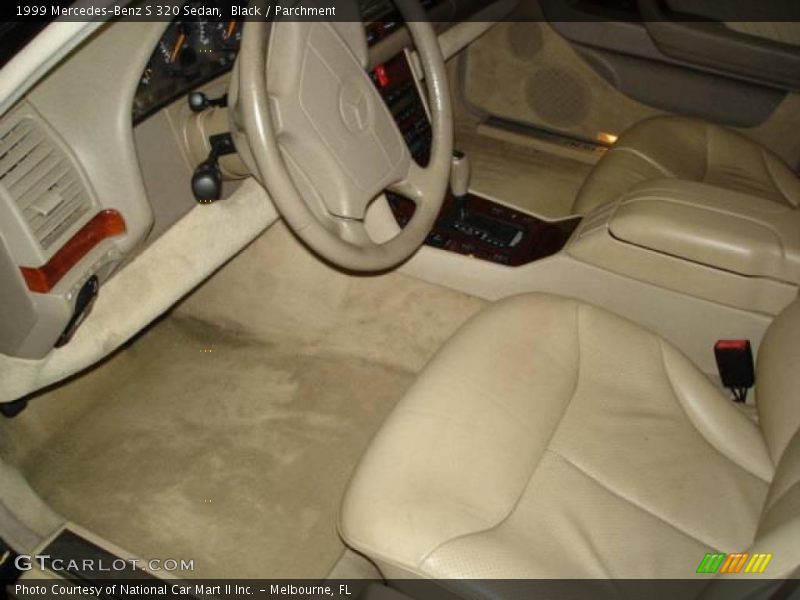Black / Parchment 1999 Mercedes-Benz S 320 Sedan