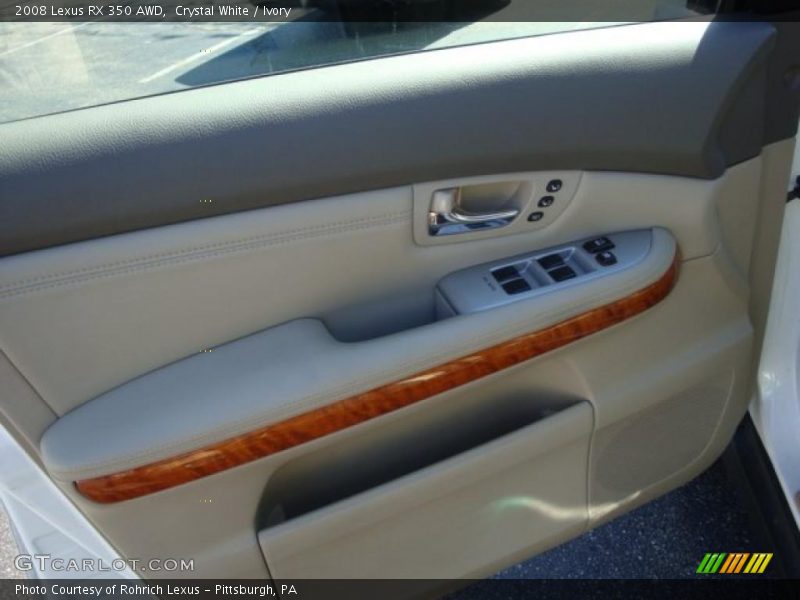 Crystal White / Ivory 2008 Lexus RX 350 AWD