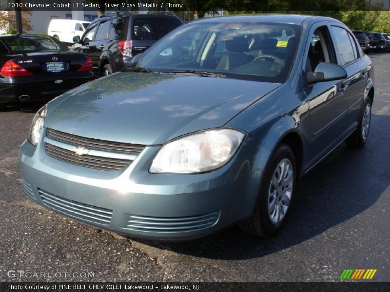 Silver Moss Metallic / Ebony 2010 Chevrolet Cobalt LT Sedan