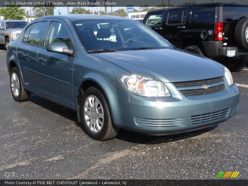 Silver Moss Metallic / Ebony 2010 Chevrolet Cobalt LT Sedan