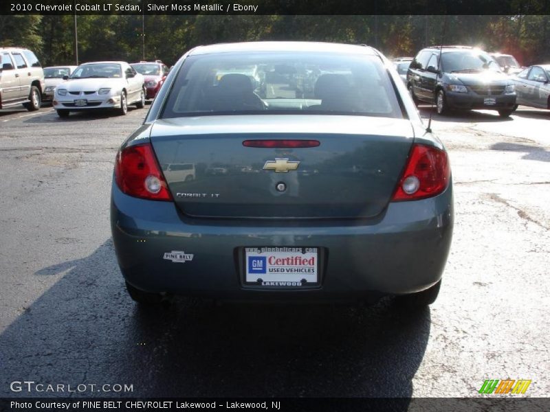 Silver Moss Metallic / Ebony 2010 Chevrolet Cobalt LT Sedan