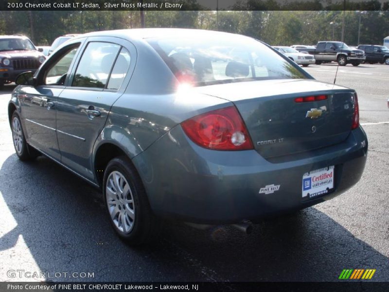 Silver Moss Metallic / Ebony 2010 Chevrolet Cobalt LT Sedan