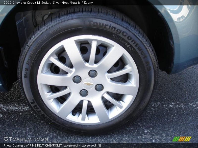 Silver Moss Metallic / Ebony 2010 Chevrolet Cobalt LT Sedan