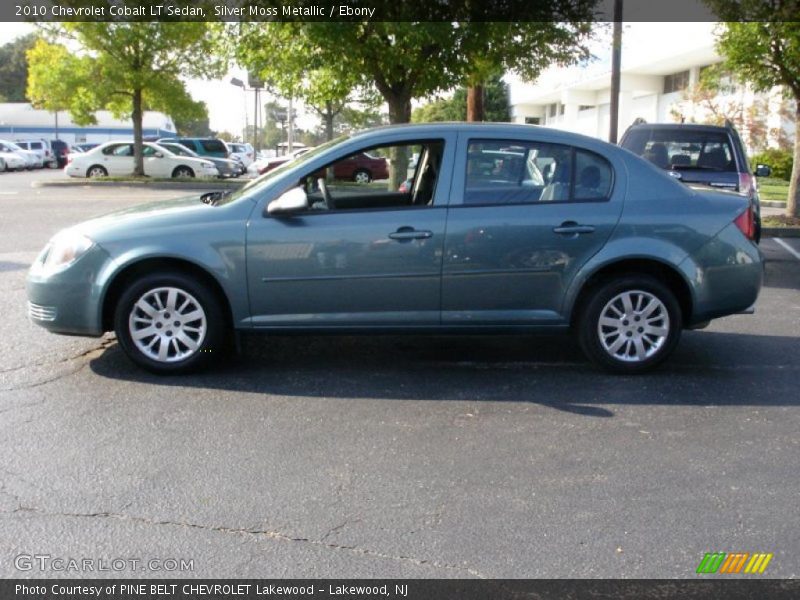 Silver Moss Metallic / Ebony 2010 Chevrolet Cobalt LT Sedan