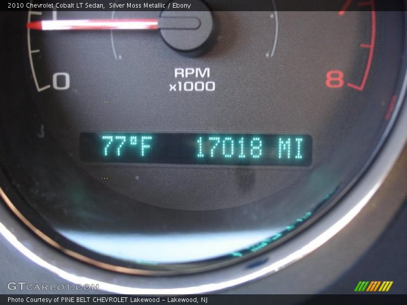 Silver Moss Metallic / Ebony 2010 Chevrolet Cobalt LT Sedan