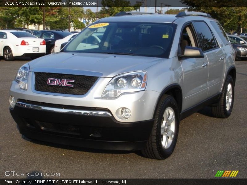 Quicksilver Metallic / Ebony 2010 GMC Acadia SLE
