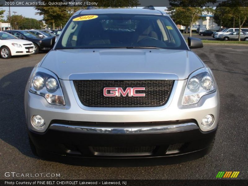 Quicksilver Metallic / Ebony 2010 GMC Acadia SLE