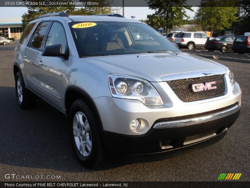 Quicksilver Metallic / Ebony 2010 GMC Acadia SLE