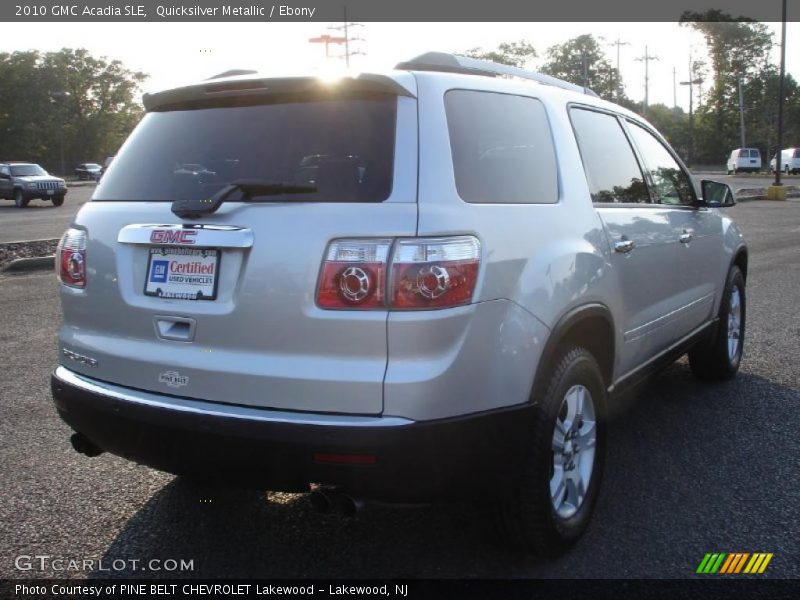 Quicksilver Metallic / Ebony 2010 GMC Acadia SLE