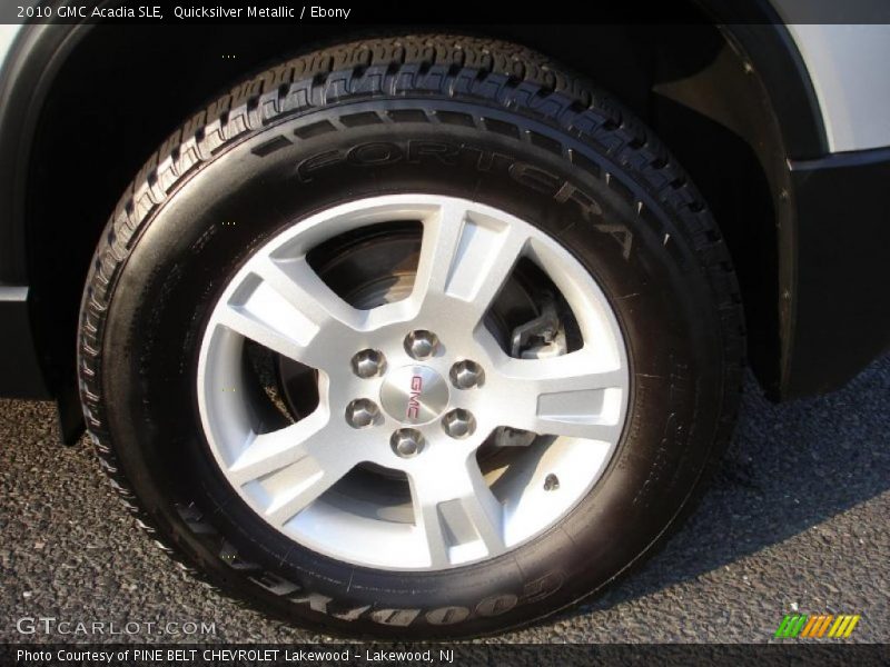 Quicksilver Metallic / Ebony 2010 GMC Acadia SLE