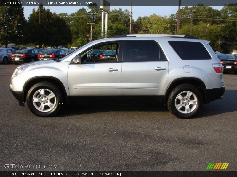 Quicksilver Metallic / Ebony 2010 GMC Acadia SLE