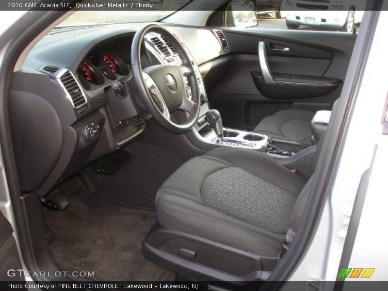 Quicksilver Metallic / Ebony 2010 GMC Acadia SLE