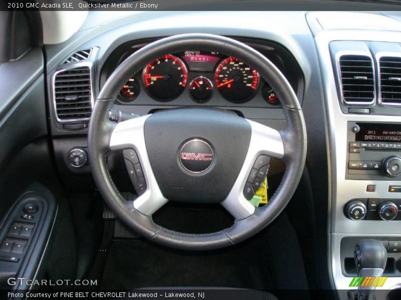 Quicksilver Metallic / Ebony 2010 GMC Acadia SLE