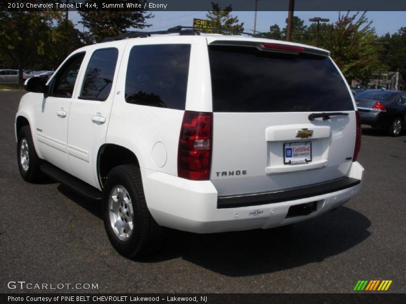 Summit White / Ebony 2010 Chevrolet Tahoe LT 4x4