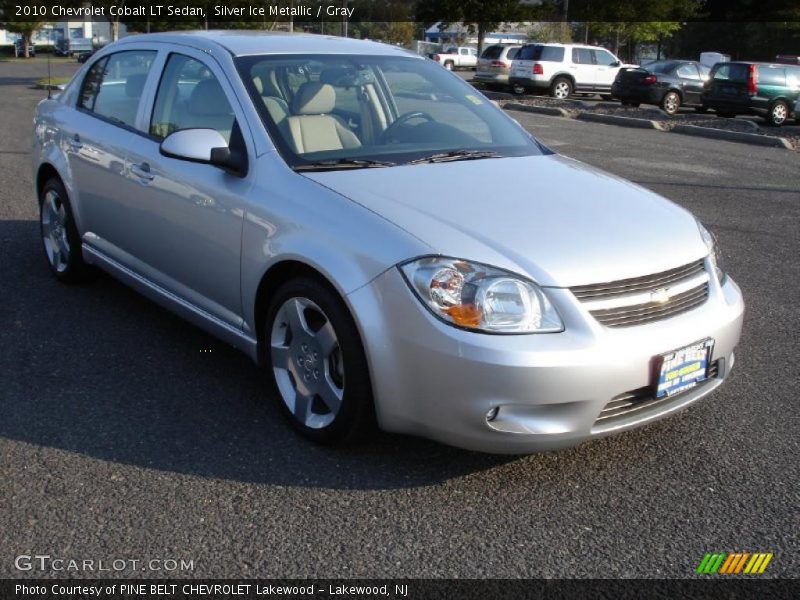 Silver Ice Metallic / Gray 2010 Chevrolet Cobalt LT Sedan