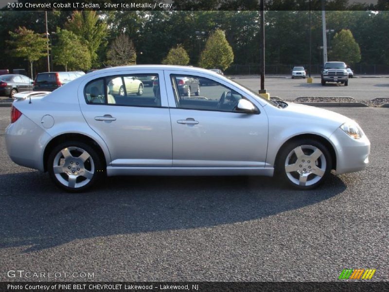 Silver Ice Metallic / Gray 2010 Chevrolet Cobalt LT Sedan