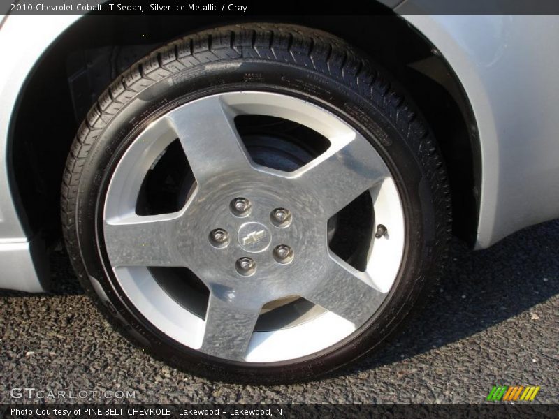 Silver Ice Metallic / Gray 2010 Chevrolet Cobalt LT Sedan