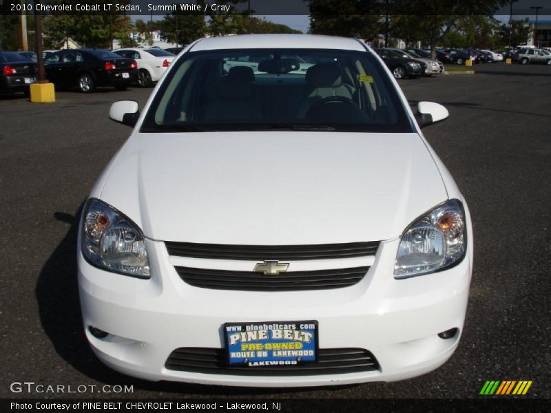 Summit White / Gray 2010 Chevrolet Cobalt LT Sedan