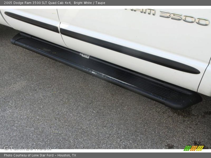 Bright White / Taupe 2005 Dodge Ram 3500 SLT Quad Cab 4x4