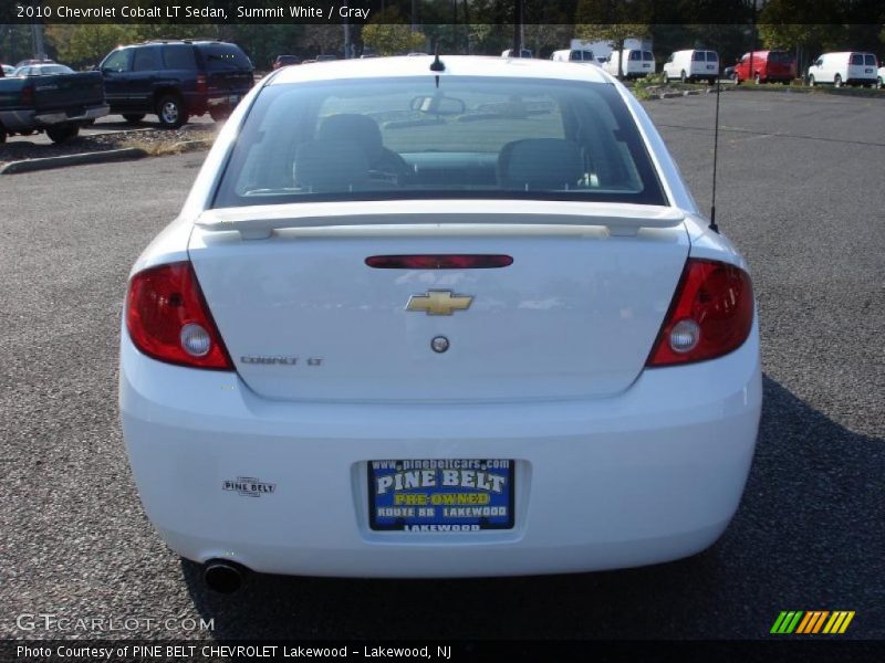 Summit White / Gray 2010 Chevrolet Cobalt LT Sedan