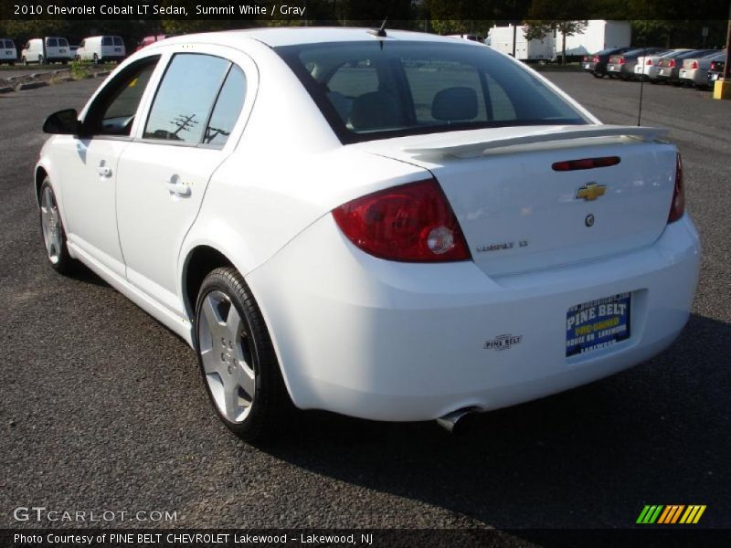 Summit White / Gray 2010 Chevrolet Cobalt LT Sedan