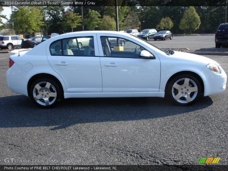 Summit White / Gray 2010 Chevrolet Cobalt LT Sedan