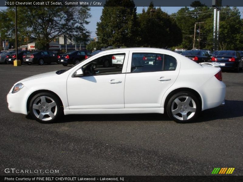 Summit White / Gray 2010 Chevrolet Cobalt LT Sedan