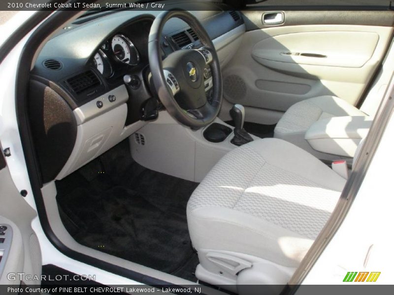 Summit White / Gray 2010 Chevrolet Cobalt LT Sedan