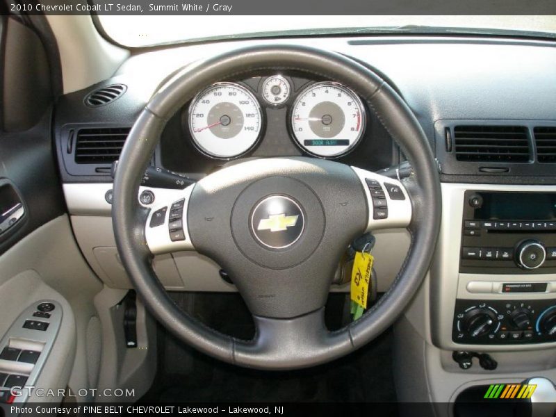 Summit White / Gray 2010 Chevrolet Cobalt LT Sedan