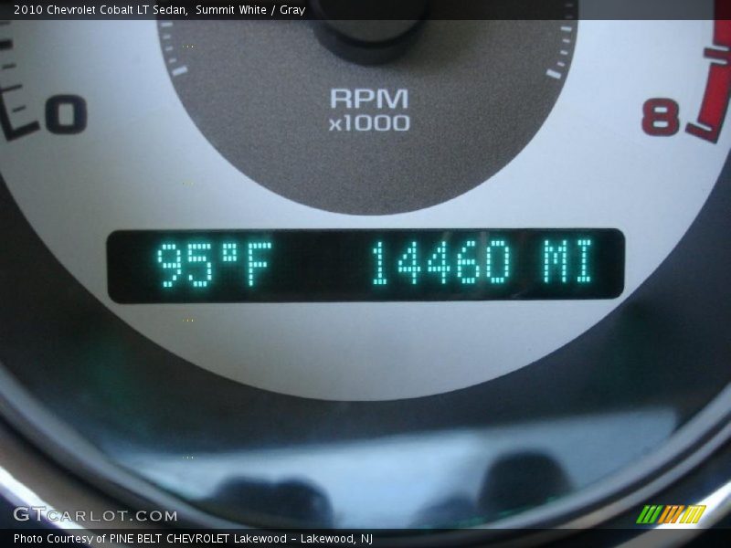 Summit White / Gray 2010 Chevrolet Cobalt LT Sedan
